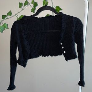 Cropped mini cardigan